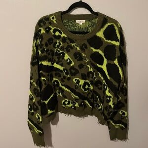Boutique Animal Print Sweater